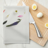 Flowered Kitchen Towel キッチンタオル (四つ折り)