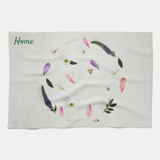  Flowered Kitchen Towel キッチンタオル (横)