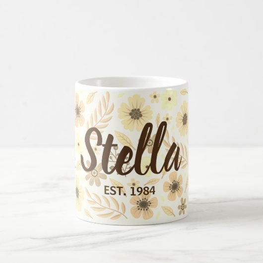 Flowered Mug コーヒーマグカップ (中央)