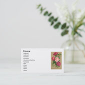 Floweres名刺 名刺 (スタンド正面)