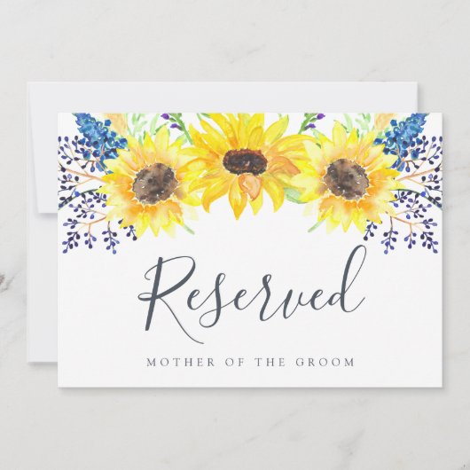 Flowerfields "Reserved"の結婚符号 (正面)