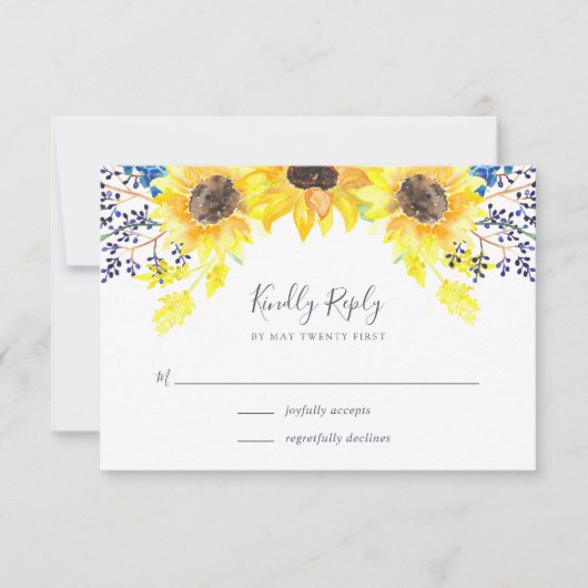 Flowerfields RSVPカード (正面)