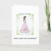 flowergirlの招待 招待状 (裏面)