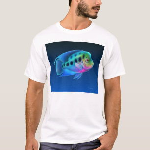 Flowerhornのシクリッド魚のTシャツ Tシャツ