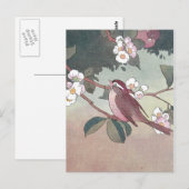 Flowering Apple Treeのスパロー ポストカード (正面/裏面)