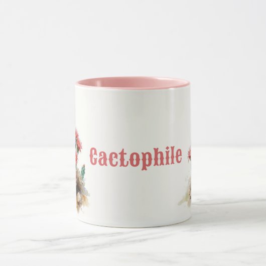 Flowering Cactus マグカップ (中央)