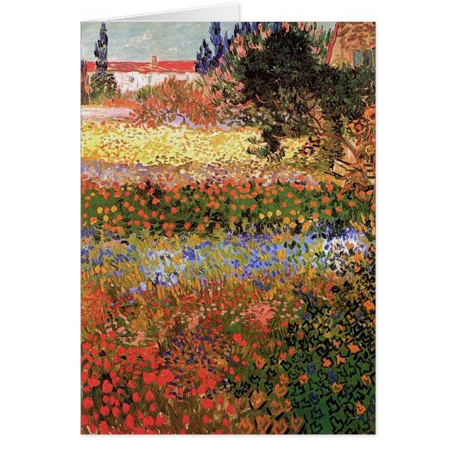 Flowering Garden，ビンセント・ヴァン・ゴッホ. (正面)
