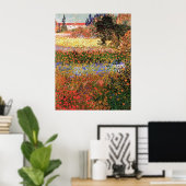 Flowering Garden、ビンセント・ヴァン・ゴッホ。 ポスター (ホームオフィス)