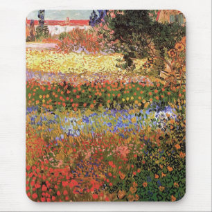Flowering Garden,ビンセント・ヴァン・ゴッホ. マウスパッド