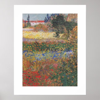 Flowering Garden (1888)by Vanゴッホ ポスター