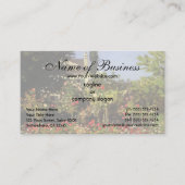 Flowering Garden at Sainte-Adresse by Claude Monet 名刺 (正面)