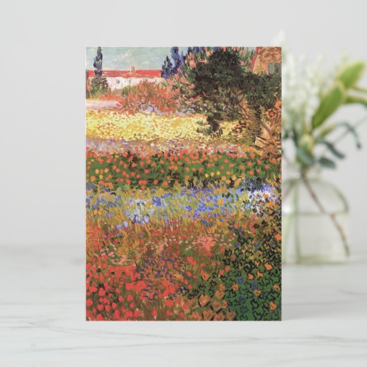 Flowering Garden by Vincent vanゴッホ (スタンド正面)