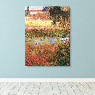 Flowering Garden by Vincent vanゴッホ キャンバスプリント