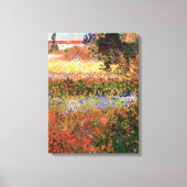 Flowering Garden by Vincent vanゴッホ キャンバスプリント (正面)