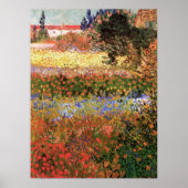 Flowering Garden by Vincent vanゴッホ ポスター (正面)