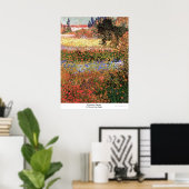 Flowering Garden by Vincent vanゴッホ ポスター (ホームオフィス)