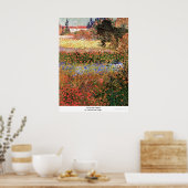 Flowering Garden by Vincent vanゴッホ ポスター (キッチン)