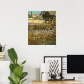 Flowering Garden by Vincent vanゴッホ ポスター (ホームオフィス)