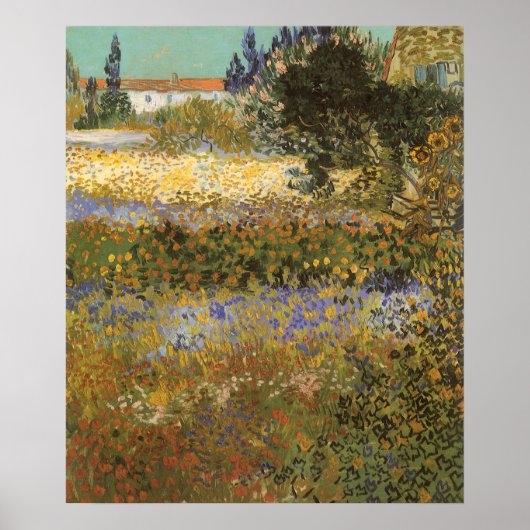 Flowering Garden by Vincent vanゴッホ ポスター (正面)