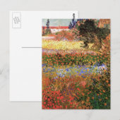 Flowering Garden by Vincent vanゴッホ ポストカード (正面/裏面)