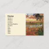 Flowering Garden by Vincent vanゴッホ 名刺 (正面)