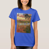 Flowering Garden by Vincent vanゴッホ Tシャツ (正面)