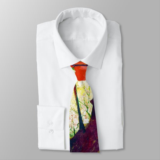 Flowering Plum Tree (after Hiroshige), Van Gogh ネクタイ (タイ)