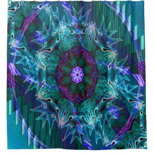 Flowering under the Sea.... シャワーカーテン (正面)