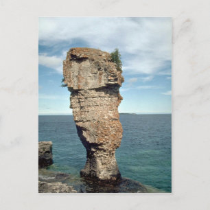 Flowerpot Island、ジョージア湾、オンタリオ州、カナダまたは ポストカード