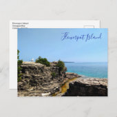 Flowerpot Island Georgian Bay Ontario Canada ポストカード (正面/裏面)