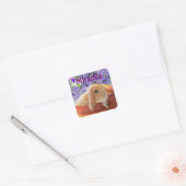 flowerpotsのパーソナライズ可能なステッカー内の束 スクエアシール (封筒)