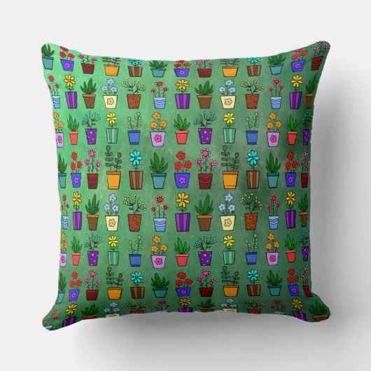 Flowerpots  クッション (裏面)