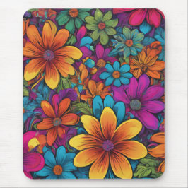 "Flowerpower" Art Mouse Pad マウスパッド