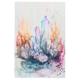 *~* FLOWERSマンダラクリスタルレインボーSC3ヒーリング メタルプリント