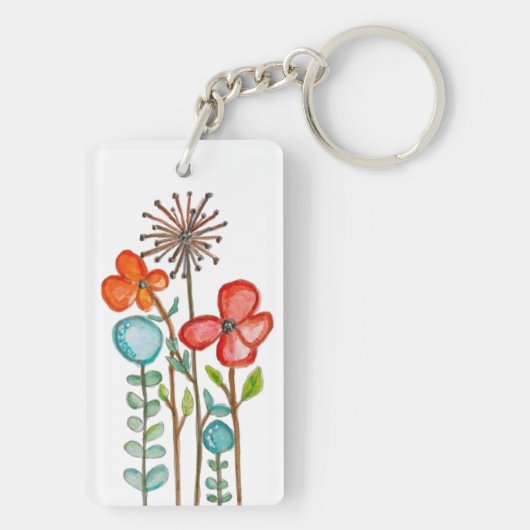 Flowers キーホルダー (裏面)