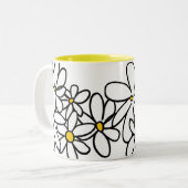 Flowers ツートーンマグカップ (正面左)