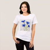 Flowers トライブレンドＴシャツ (正面全面)