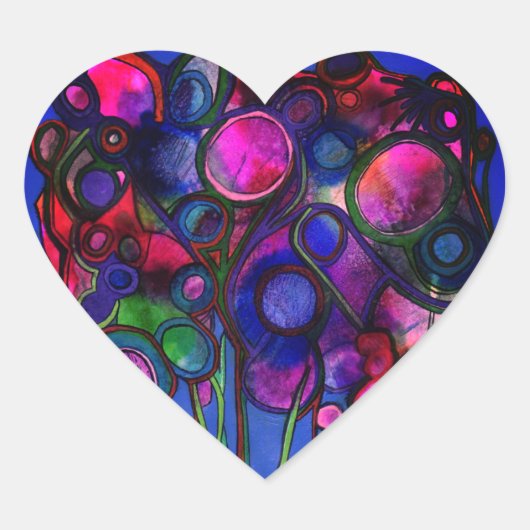 Flowers ハートシール (正面)