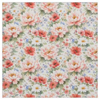 Flowers ファブリック