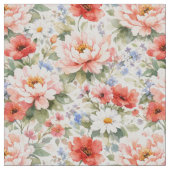 Flowers ファブリック (クローズアップ)