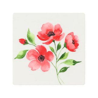 Flowers メタルプリント