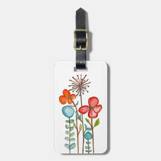 Flowers ラゲッジタグ (正面縦)