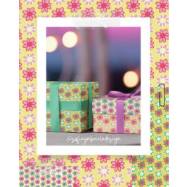 Flowers ラッピングペーパーシート