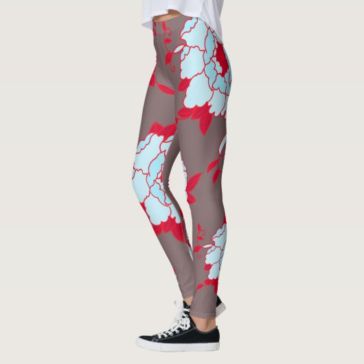 flowers レギンス (左)
