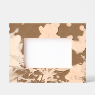 flowers レーザー彫刻フレーム