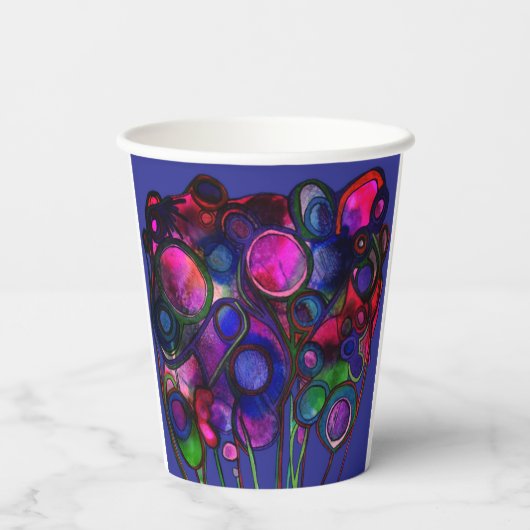 Flowers 紙コップ (裏面)