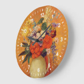 Flowers 1910年 ラージ壁時計 (傾斜)