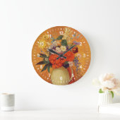 Flowers 1910年 ラージ壁時計 (ホーム)