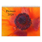 Flowers 2026 a Calendar カレンダー (カバー)