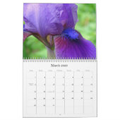 Flowers 2026 a Calendar カレンダー (3月 2026)